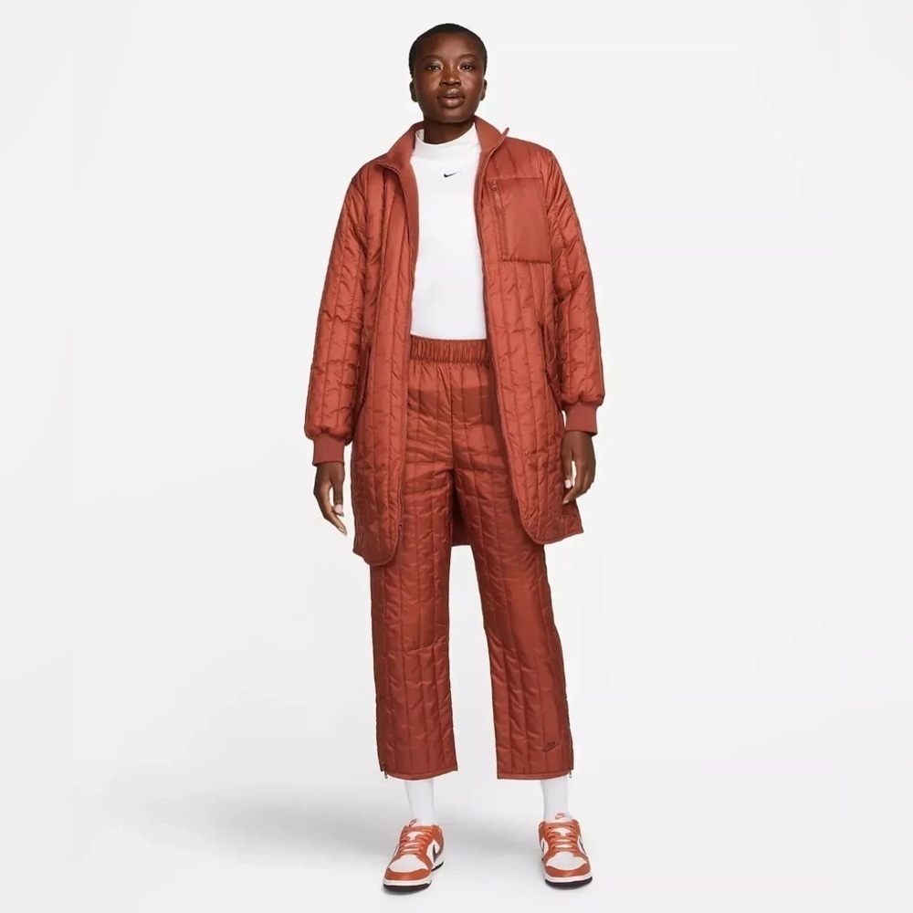 Nike Sportswear Teck Pack Therma-Fit Jacket In Terracotta - Size S